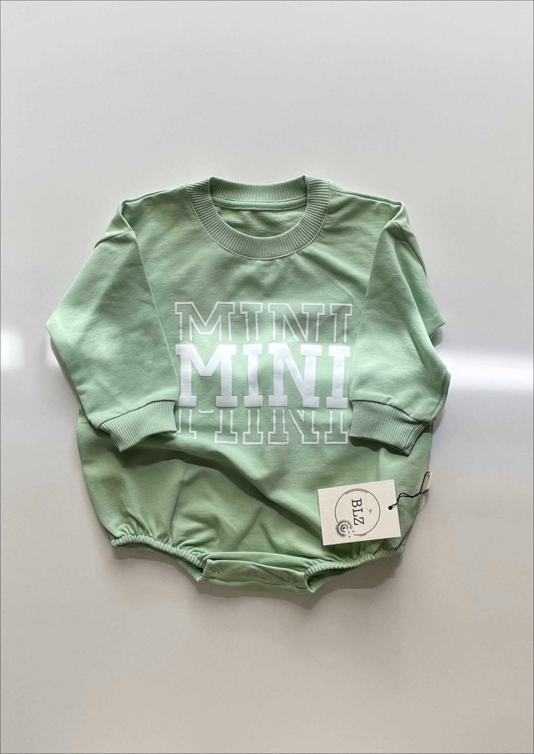 Green ‘Mini’ Printed Romper - Blzandco