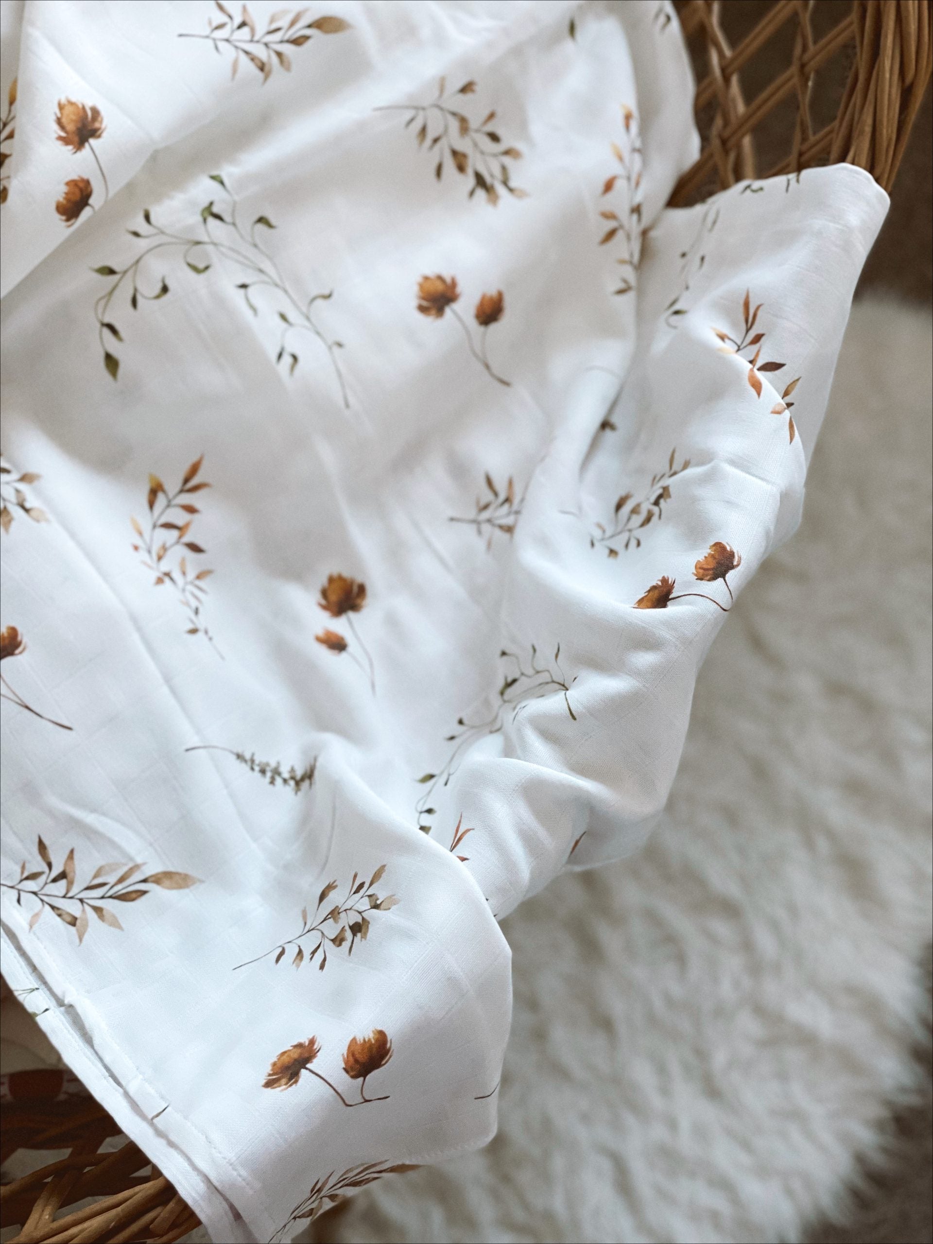 Spring Flowers Muslin Swaddle - Blzandco