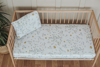 Green Ivy Fitted Crib Sheet