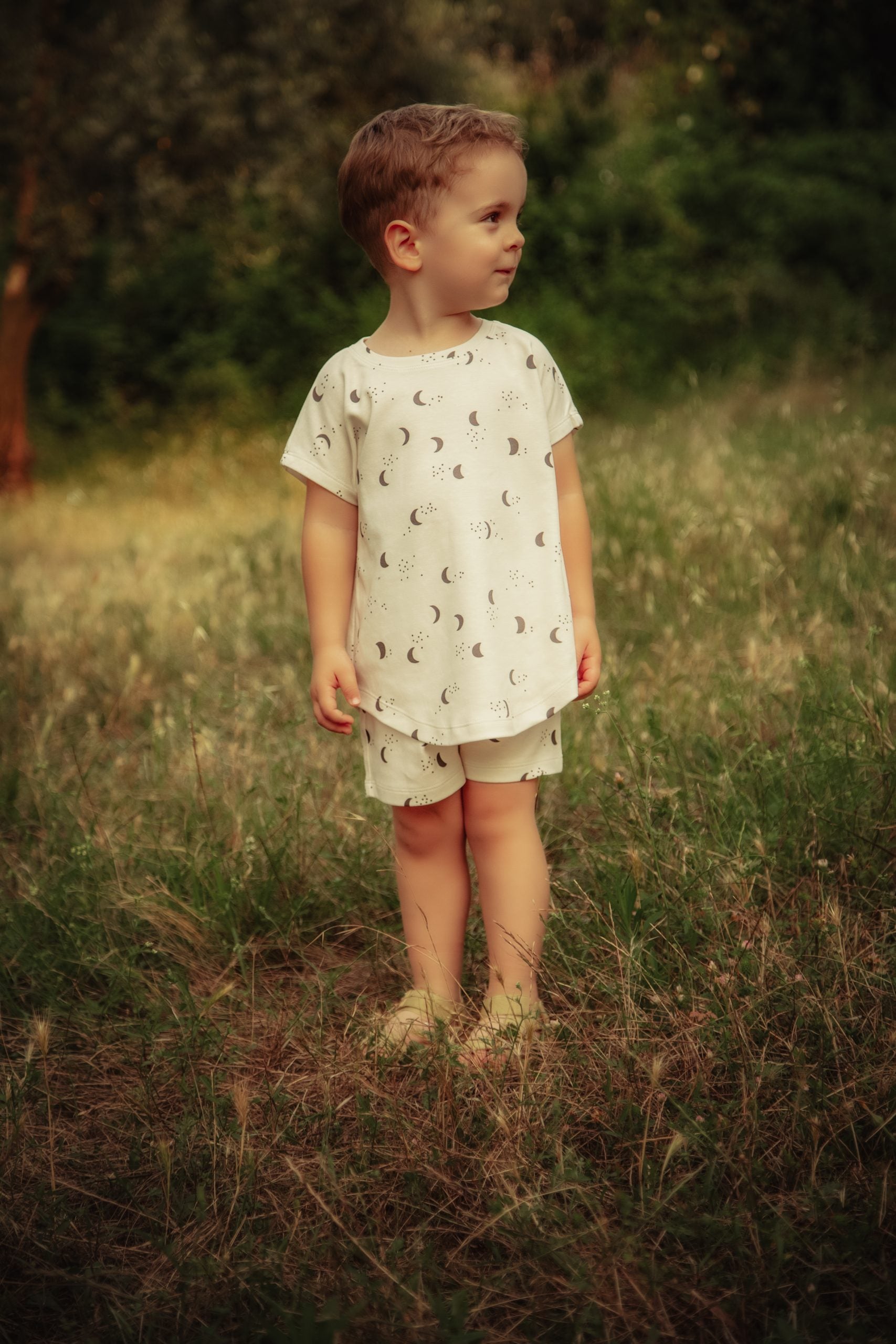 Moon Design Tee & Short Set - Blzandco