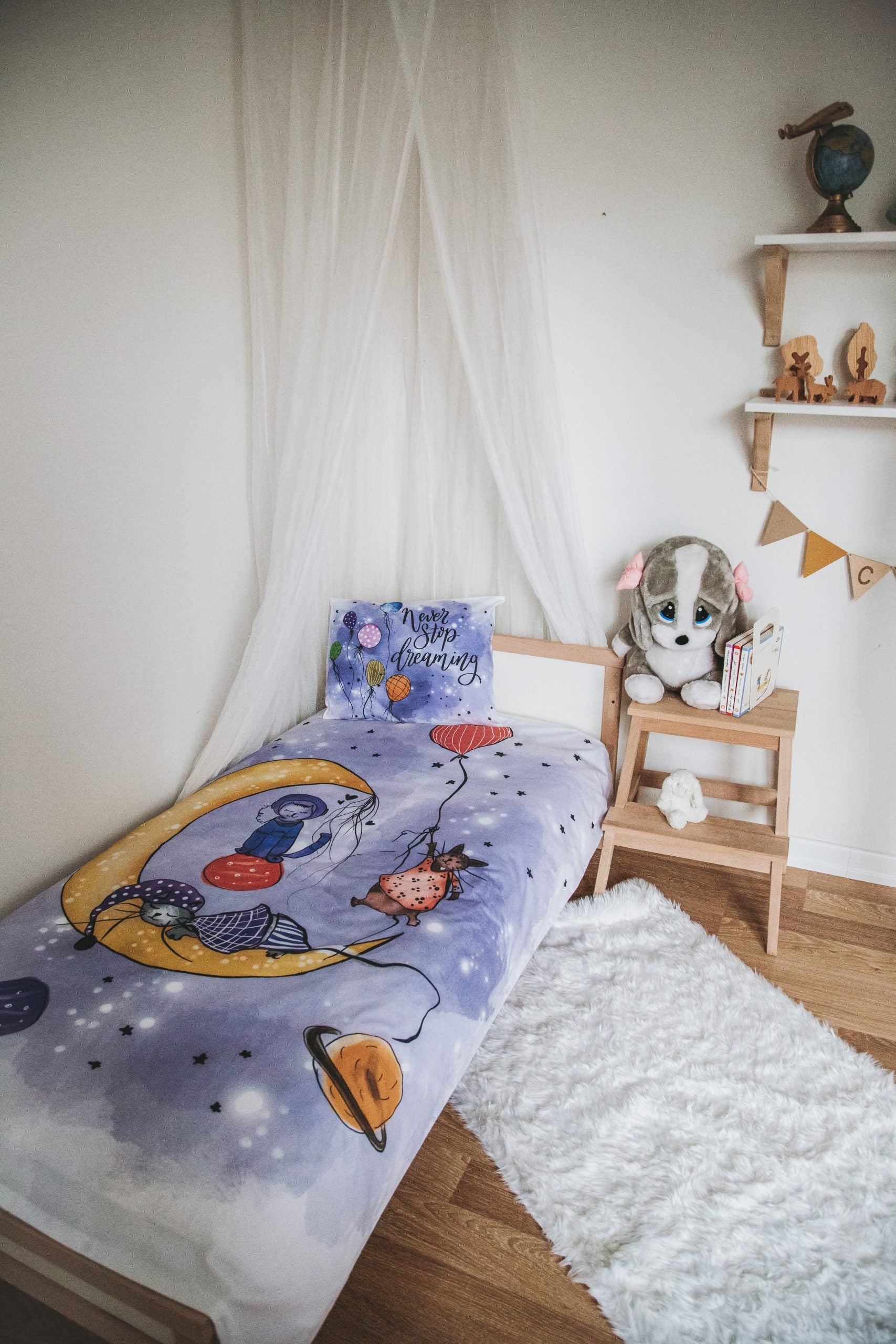 Children's space duvet on sale sets