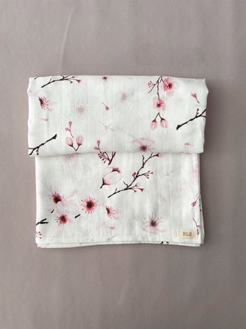 Cherry Blossom Muslin Swaddle - Blzandco