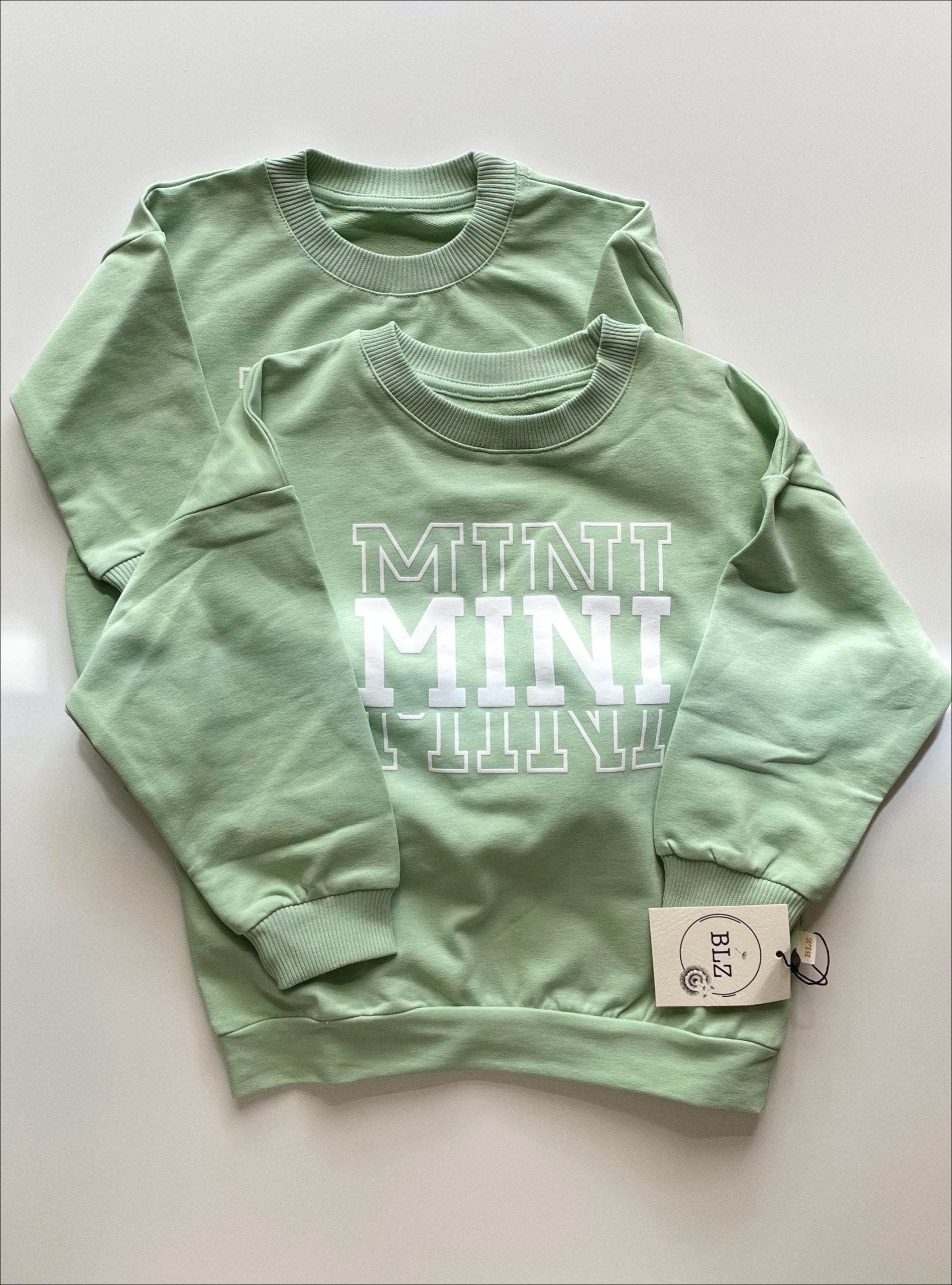 Green Mama Printed Mom Sweatshirt - Blzandco