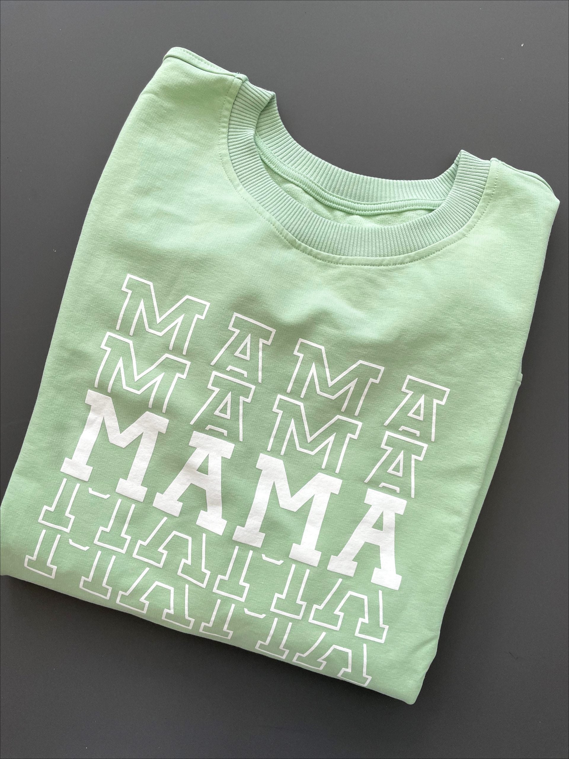 Green Mama Printed Mom Sweatshirt - Blzandco