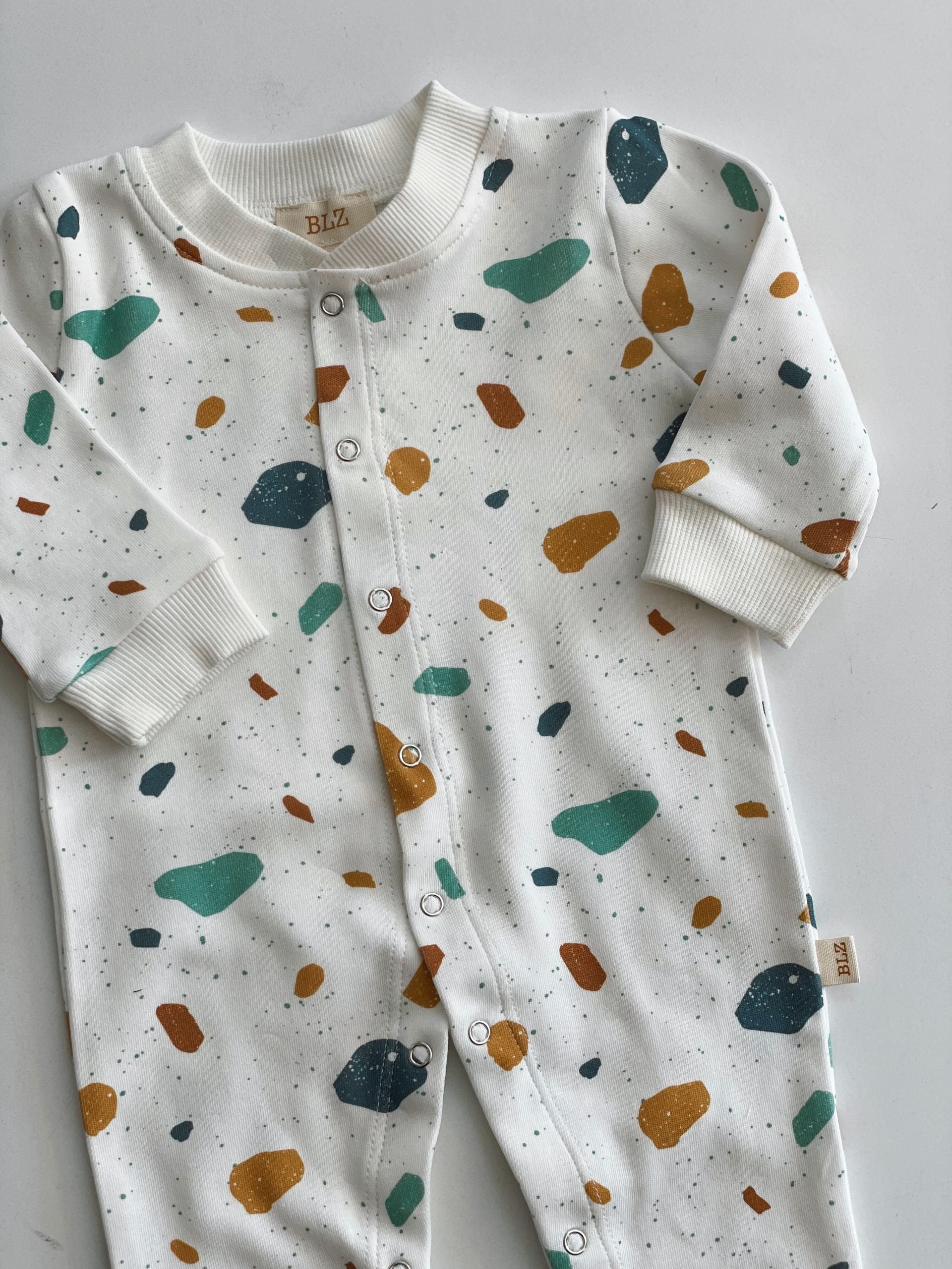Terrazzo Bodysuit and Pixie Hat - Blzandco