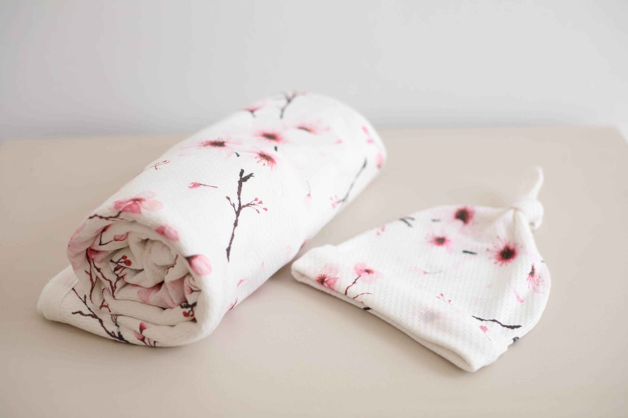 Cherry blossom baby discount blanket