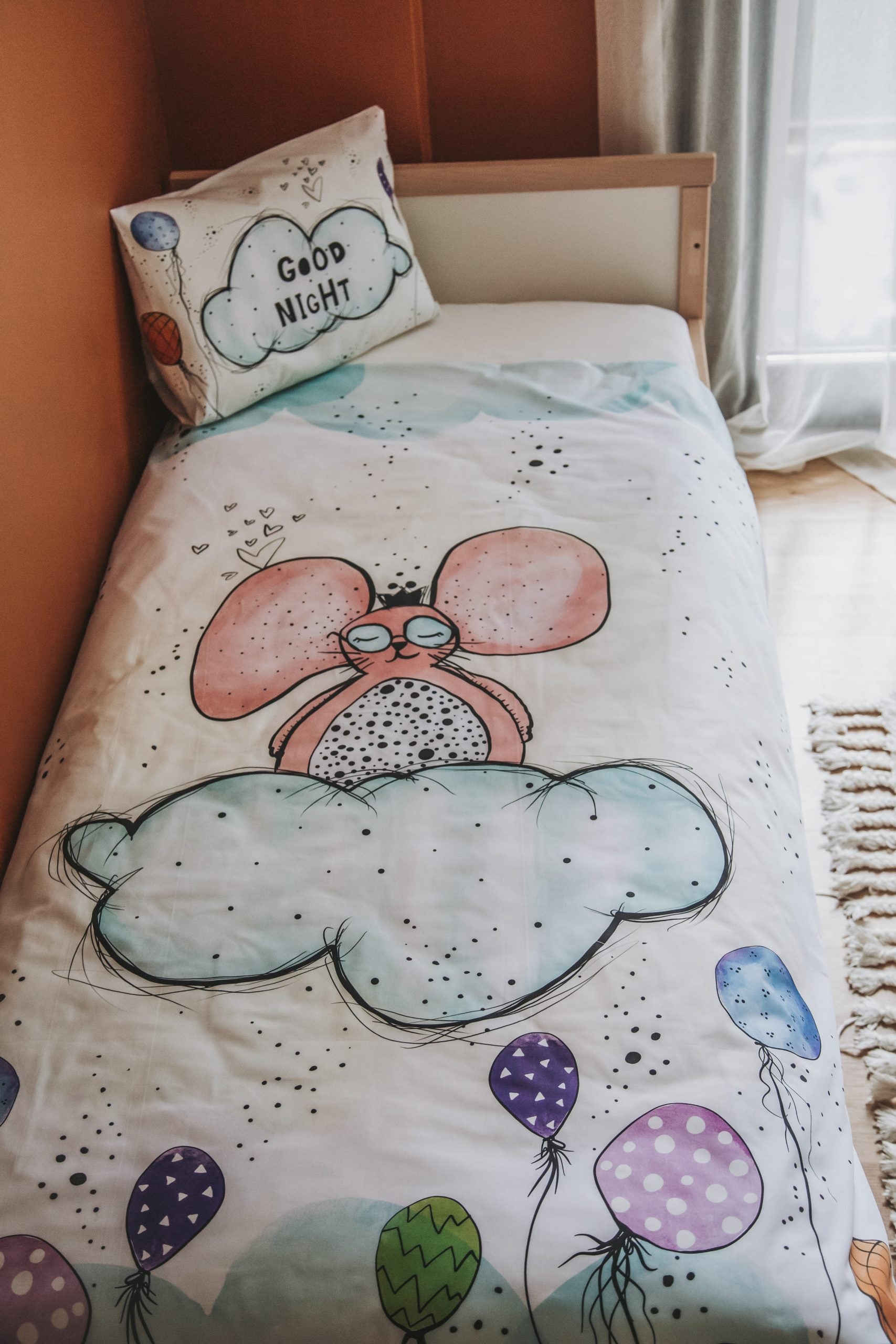 Little Mouse Duvet Cover and Pillow Case - Blzandco
