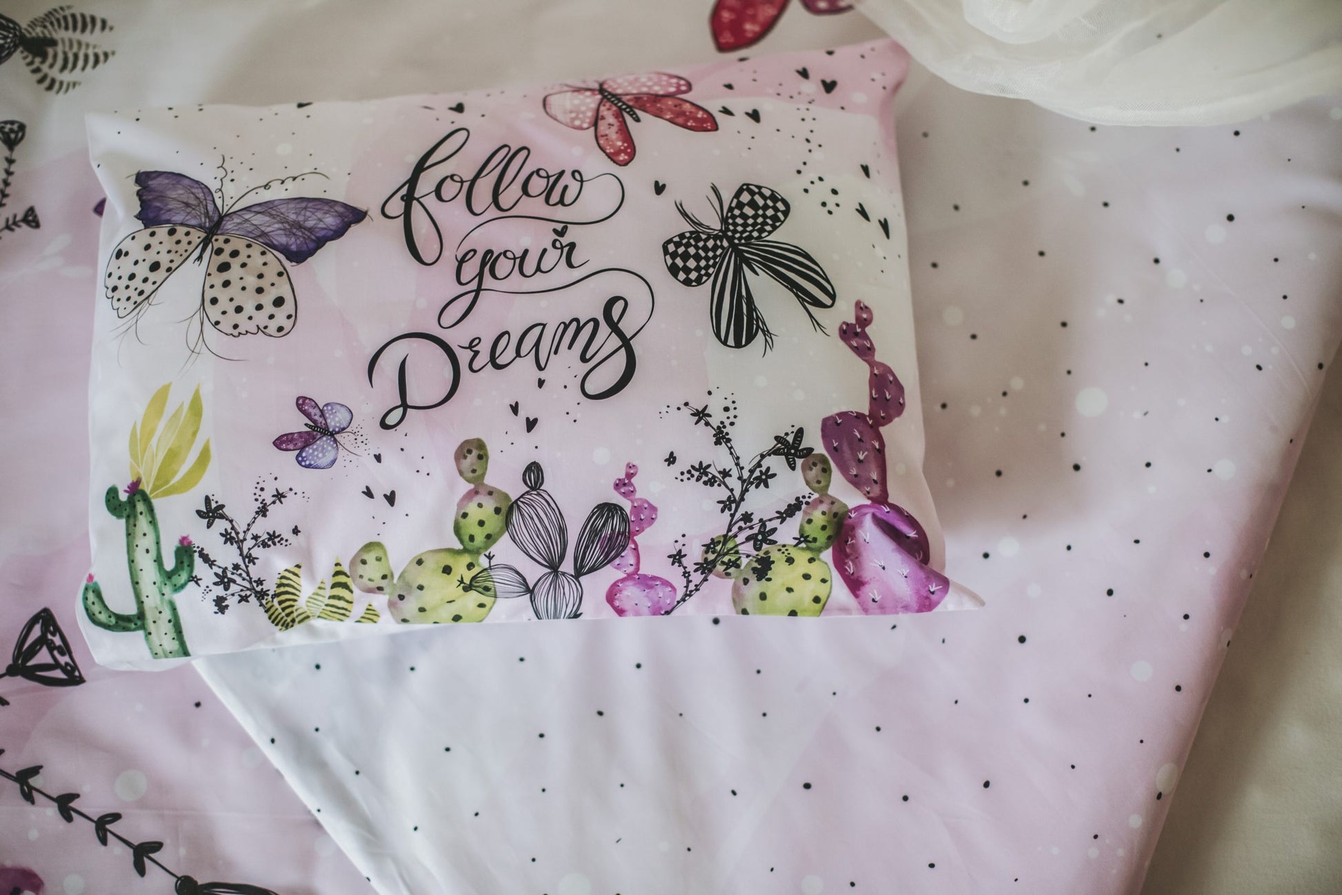 Butterfly Duvet Cover and Pillow Case - Blzandco
