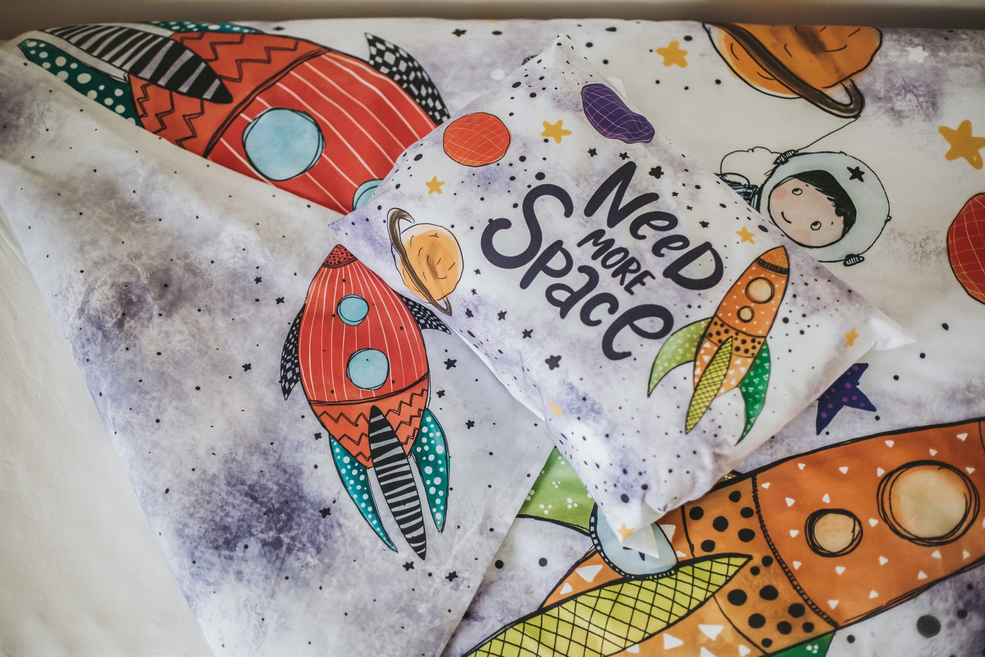 More Space Duvet Cover and Pillow Case - Blzandco