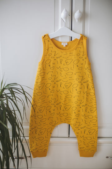 Shapes Yellow Dungarees