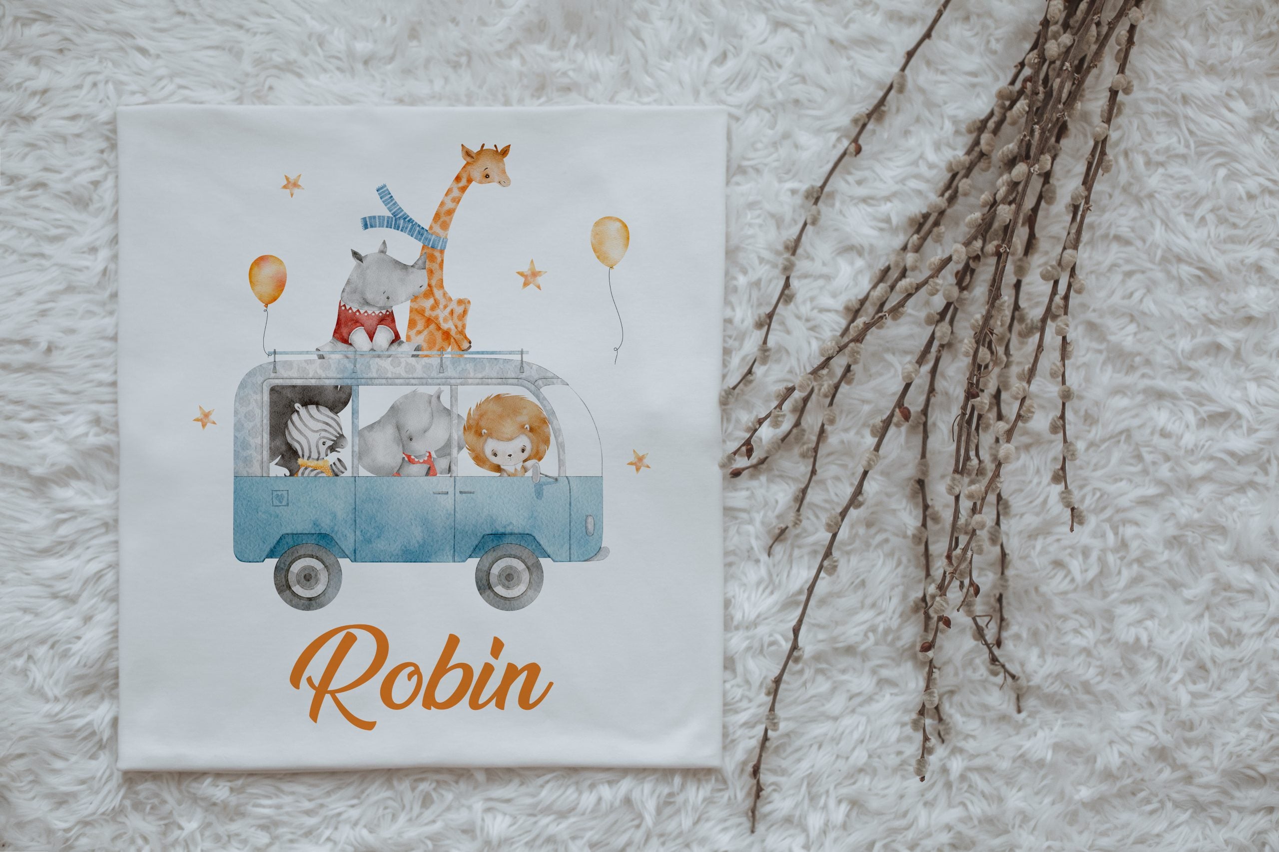 Adventure Personalized Baby Blanket