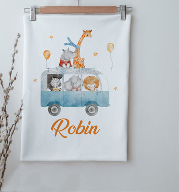 Adventure Personalized Baby Blanket