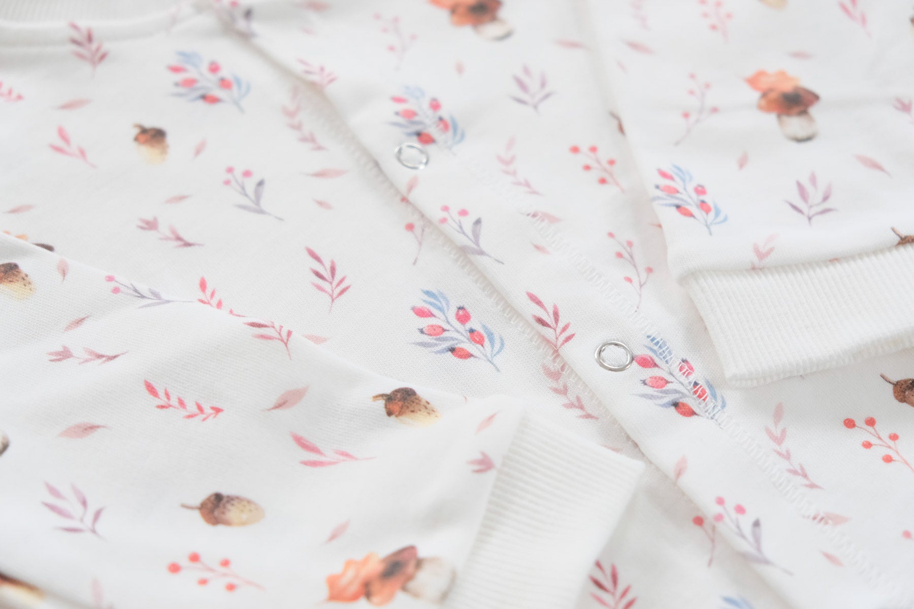 Little Mushroom Baby Bodysuit - Blzandco