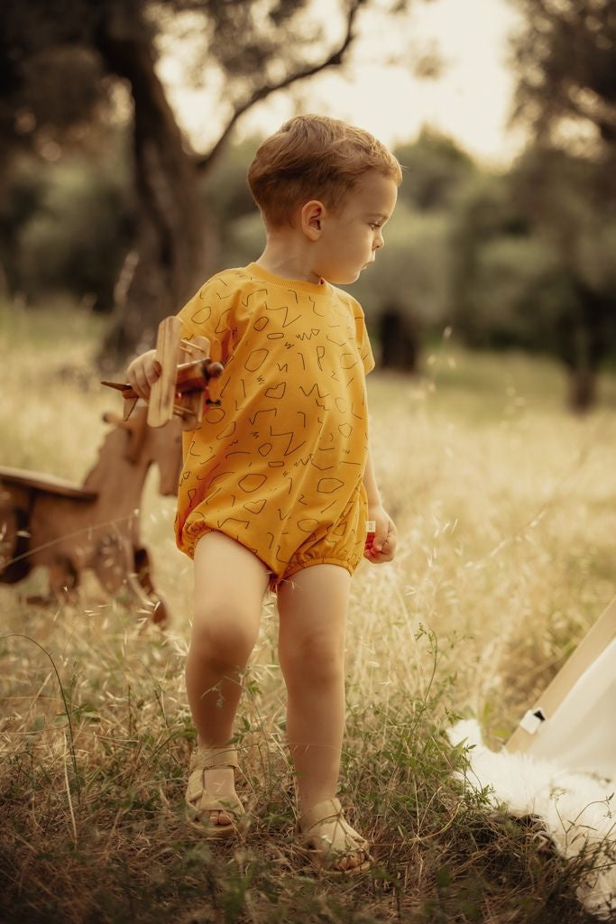 Marrakech Yellow Romper - Blzandco