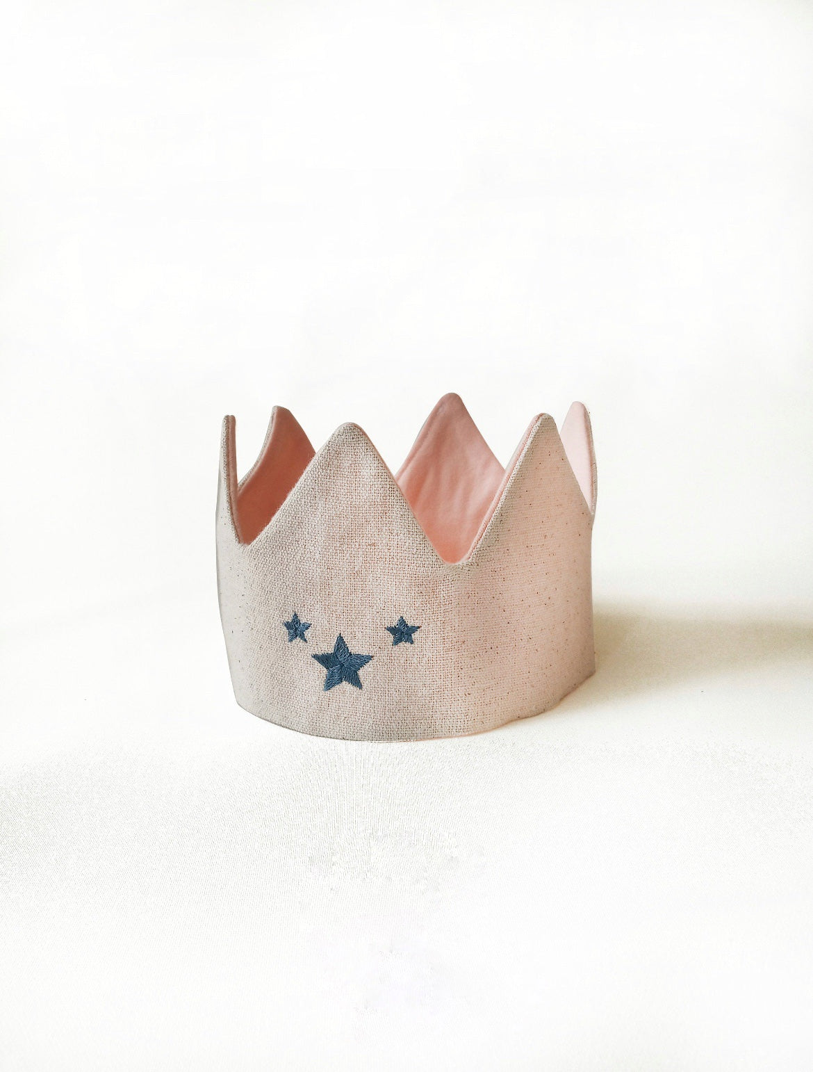 Embroidered Linen Crown - Blzandco