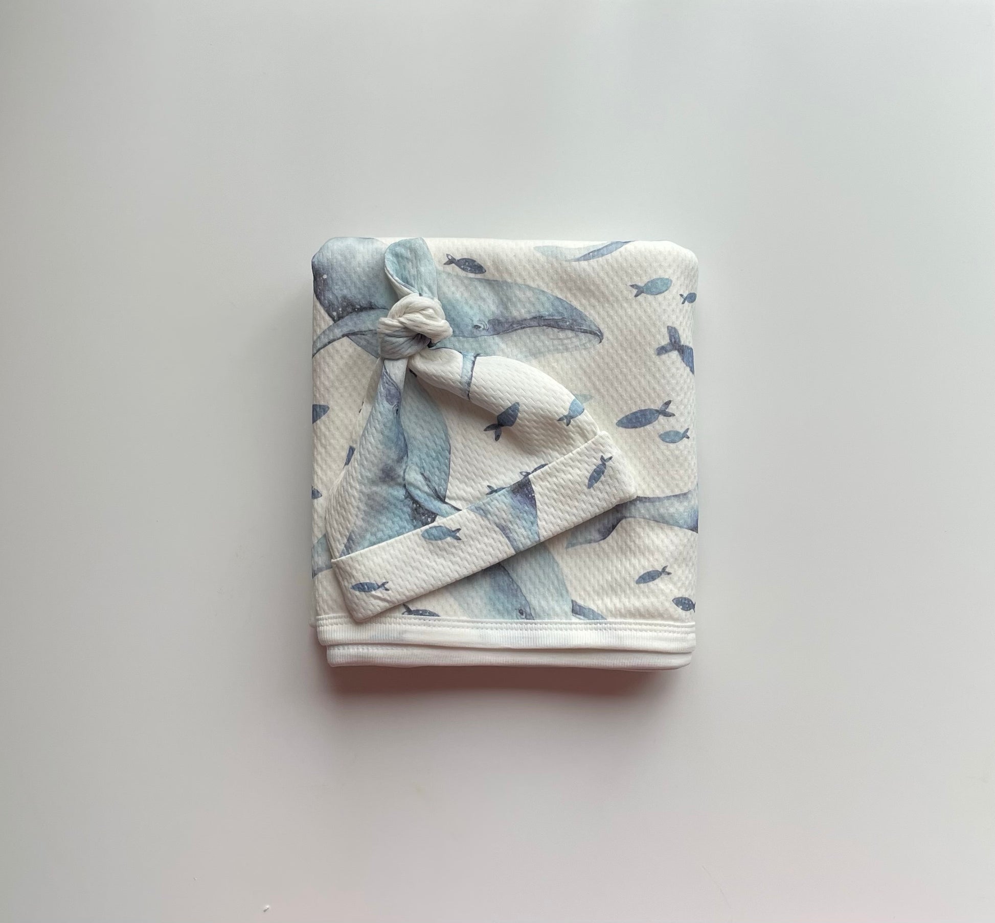 Whale Baby Blanket and Hat - Blzandco