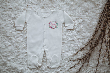 Butterfly Personalized Baby Jumpsuit