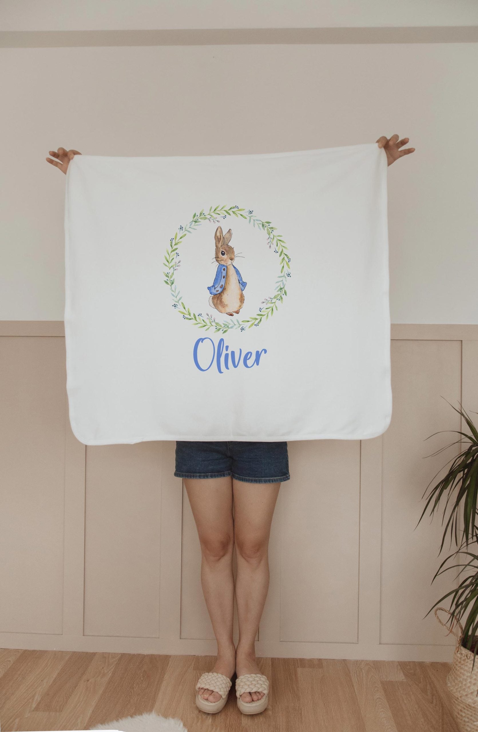 Peter Rabbit Blanket, Baby Boy Personalized Blanket - Blzandco