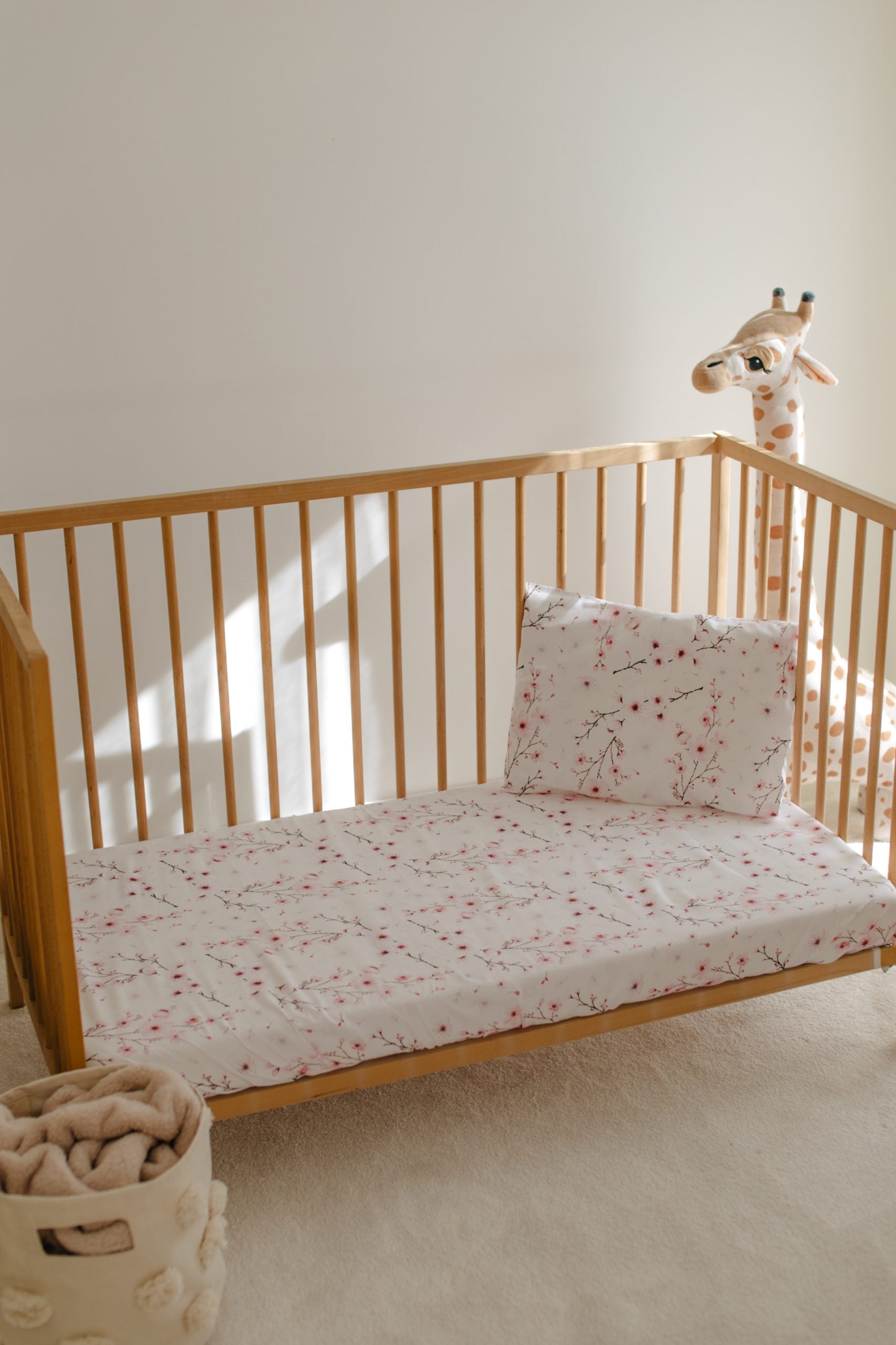 Cherry blossom 2025 crib bedding