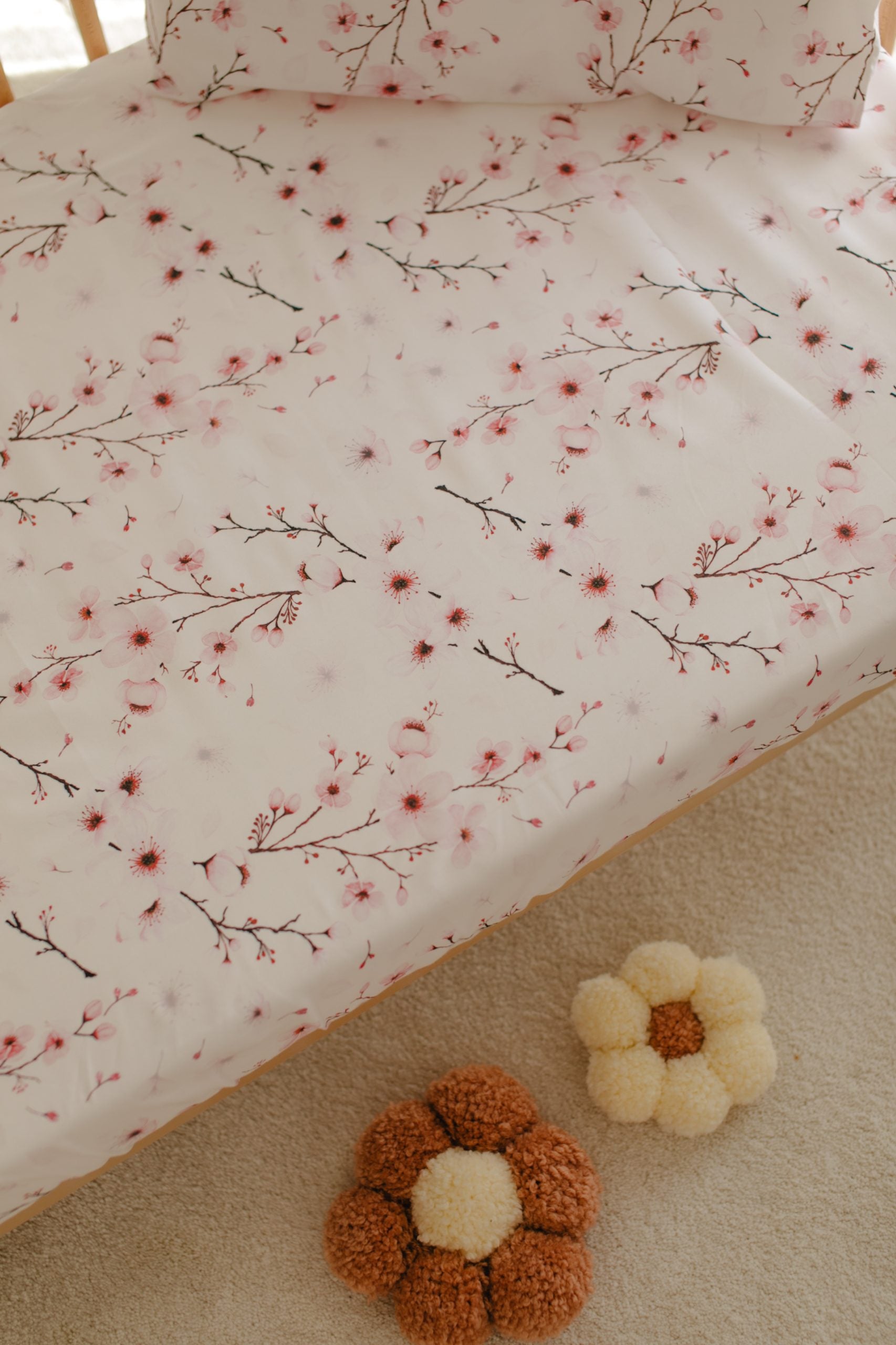 Cherry blossom outlet crib bedding