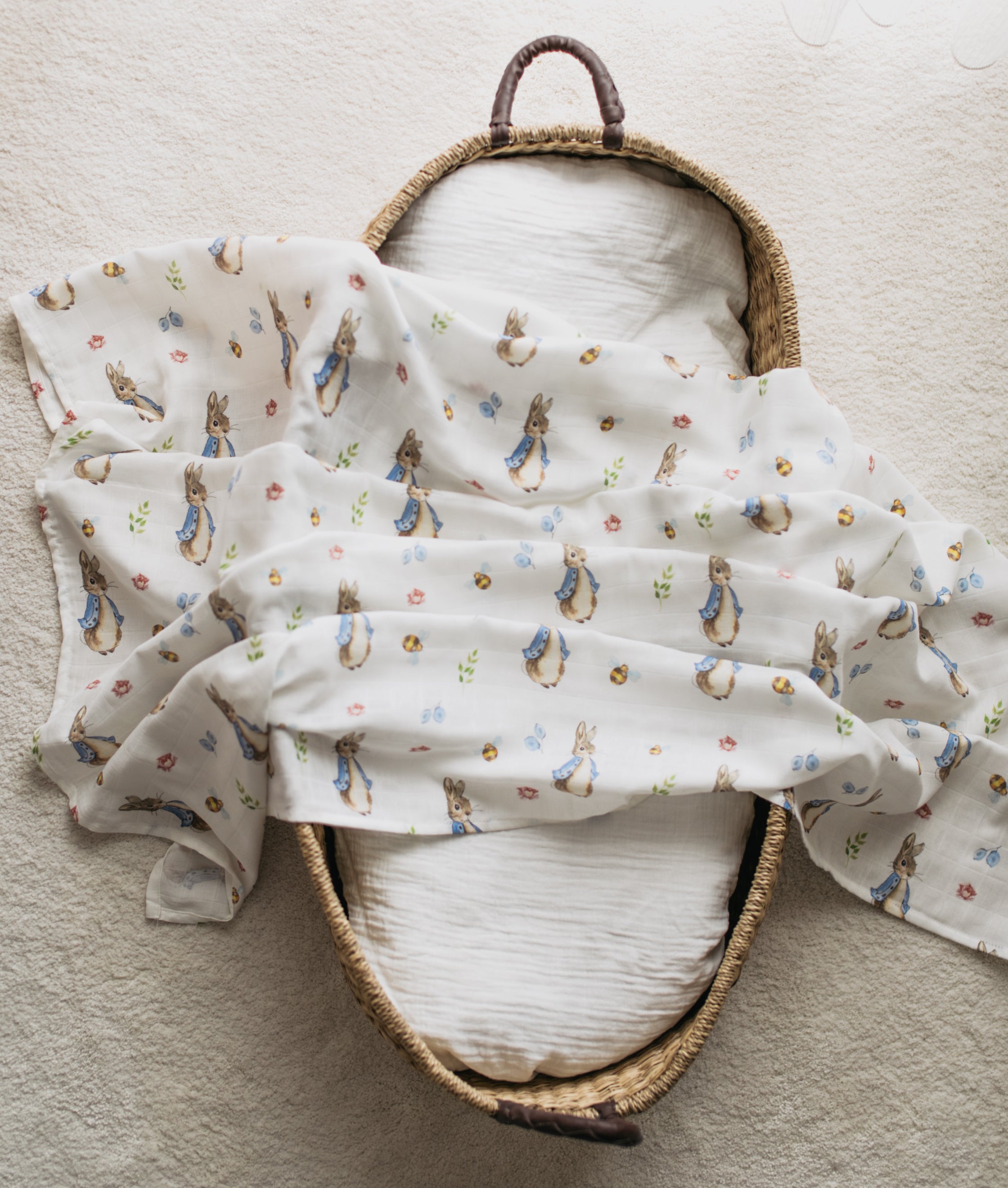 Peter Rabbit Muslin Swaddle - Blzandco