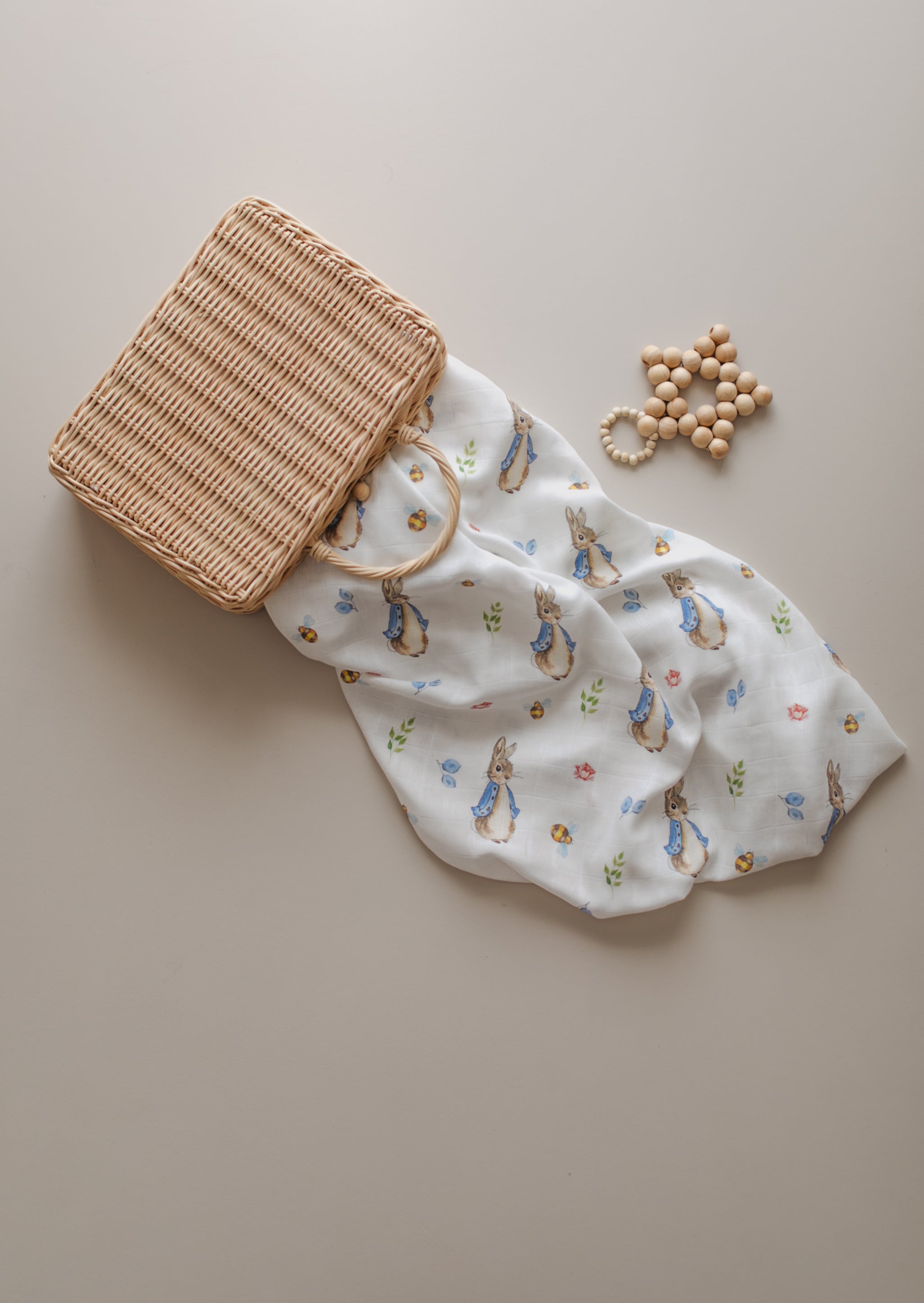 Peter Rabbit Muslin Swaddle - Blzandco